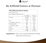 New Leaf Lions Mane Mushroom Powder 3000mg - 60 Servings UK Made view 5