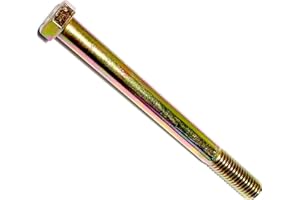 JNAB Hard-to-Find Fastener 014973253660 Grade 8 Coarse Hex Cap Screws, 1/2-13 x 5-1/2, Piece-10, Yellow