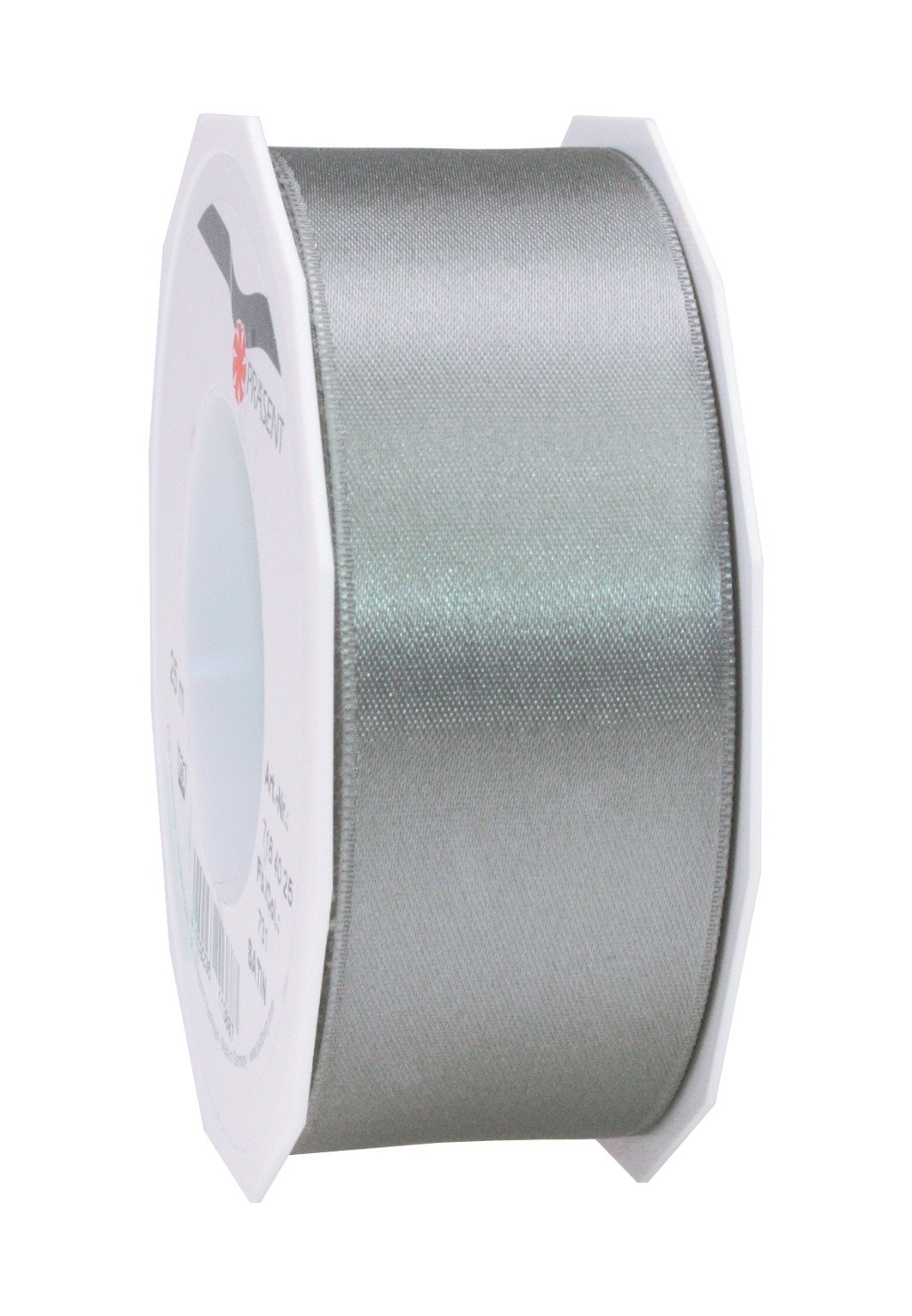 PRÄSENT - Satin Ribbon Slate 40 mm width, 25 m length
