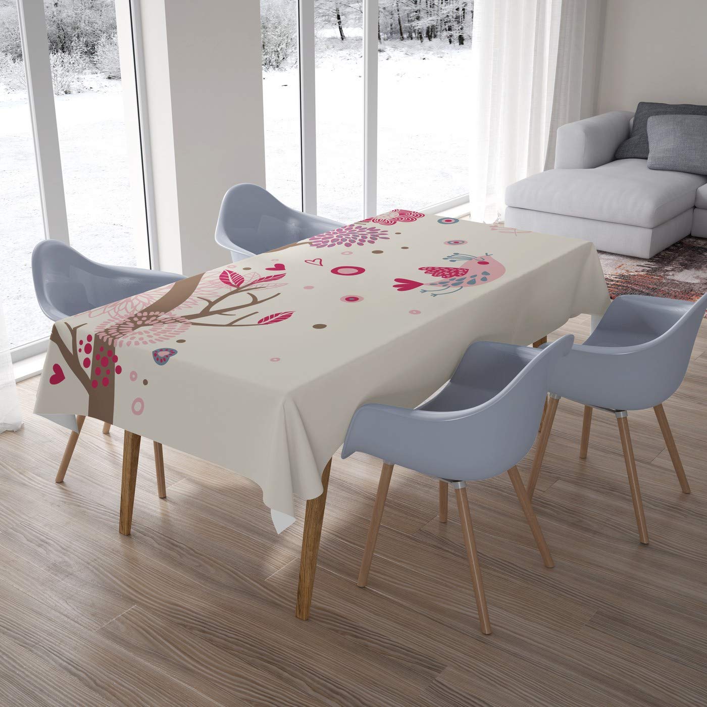 Bonamaison Kitchen Decoration, Tablecloth, 140cm x 200cm - Designed and Manufactured in Turkey