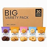 Border Biscuits Variety Pack Gift Set, Luxury Individually Wrapped Hamper in StormBrew Sampler Gift Box (3 Packs of Five Different Blends, Each Pack 2, Total 30 Single Biscuits)