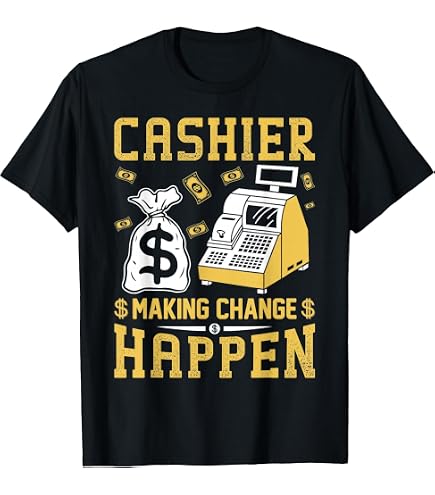 Amazon.com: Retail Worker Funny 10 Sentences Cashier T-Shirt