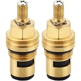 Faucet Cartridges for Grohe 45882000 45883000, 1/2&Prime; Cold Hot Ceramic Cartridge, 2-Hole installation faucet ceramic cartridge Replacement Assembly (45882000+45883000)