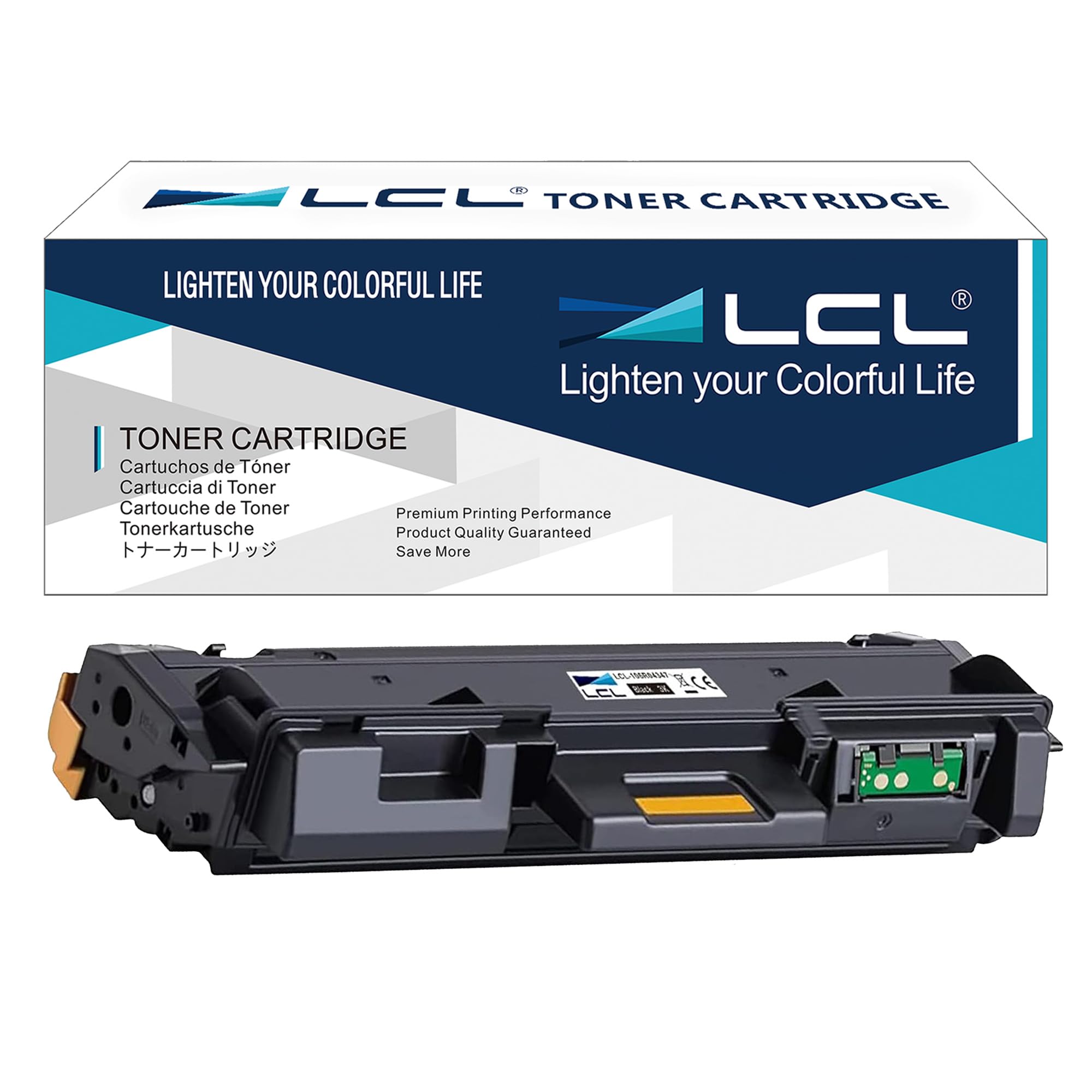 LCL B205 B210 B215 Standard Capacity 3000 pages Toner Cartridge Replacement for Xerox 106R04347 106R04346 Replacement for Xerox B205 B205MFP B205NI B210 B210DN B210DNI B215 B215MFP B215DNI (1-Pack)