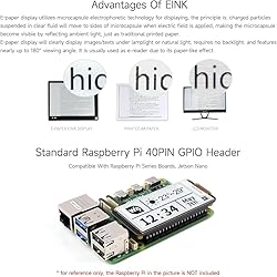 2.13inch E-Paper E-Ink Screen Display for Raspberry