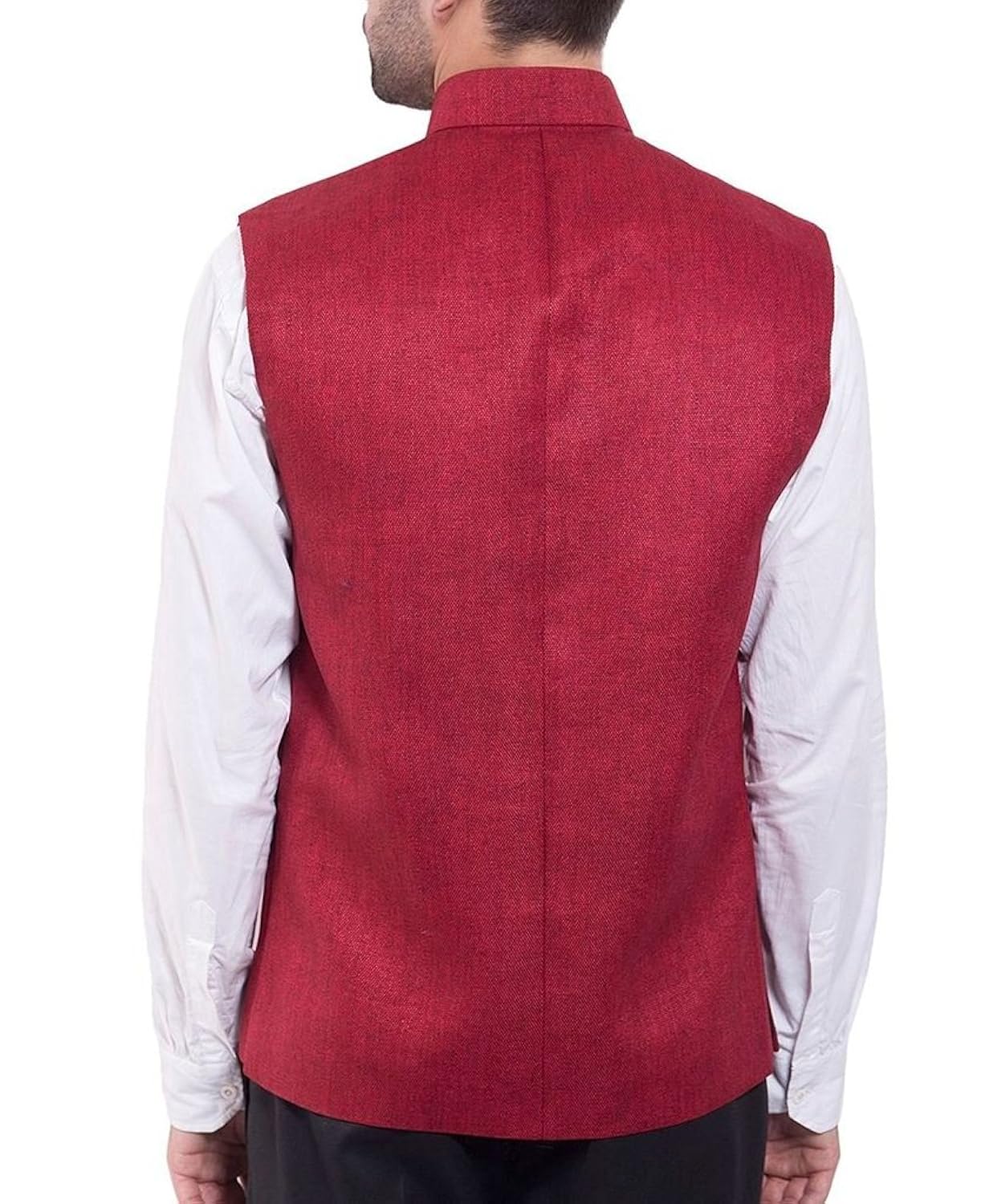 glamio men's blend waistcoat occassion partywear festival nehru jacket