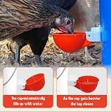 GLGHMH 6pcs Automatic Chicken Waterer Cups Dispenser Poultry Drinker DIY Kit view 4