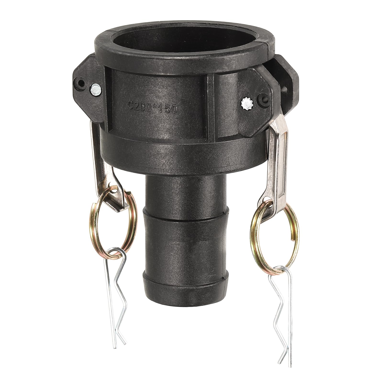 PATIKIL IBC Tote Adapter 2" Cam Lock to 38mm Barb Fitting, 275-330 Gallon Drain Adapter Fitting for Tank Garden Watering Hose