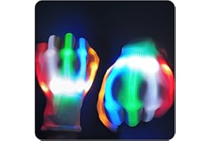 VICAITOYS Toys for Ages 8-13 LED Gloves Toys for Boys Age 8-10 Light Up Gloves, Light Up for Kids Birthday Easter Gift Cool Fun Toys for 8-13 Year Old