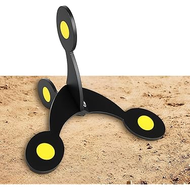 AR500 acier 1 4 6 cibles tournantes Kit de support de cible