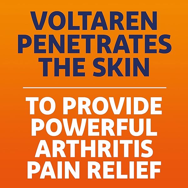 VOLTAREN ARTHRITIS PAIN GEL FOR POWERFUL TOPICAL ARTHRITIS PAIN RELIEF WITH DICLOFENAC, NO PRESCRIPTION NEEDED – 1.7 OZ/50 G TUBE