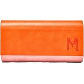 LADYPONYCSC Double Eyeglasses Case 2 Slots, PU Hard-shell Travel Dual Glasses Sunglasses Organizer