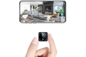 VIDCASTIVE Mini Spy Camera Hidden WiFi 4K Wireless Indoor Small Nanny IP Cam Home Security Secret Tiny Surveillance Cameras with Phone App Night Vision AI Human Detection 100 Days Standby Battery Life