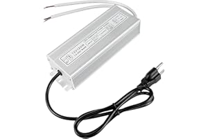 inShareplus LED Power Supply, 120W IP67 Waterproof Outdoor Driver,AC 90-265V to DC 12V 10A Low Voltage Transformer, Adapter w