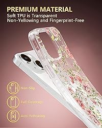 SCORPIFY for iPhone 15 Case with Country Rose