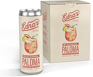 Ednas Non-Alcoholic Paloma 4pk Cans, 12 FZ