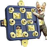 KADTC Dog Chess Puzzle Toy, 3-Levels, Mental Stimulation for Smart Dogs | Large size. Beginner-to-Advanced challenge beats boredom, burns energy, builds focus, slows eating, rewards sharper thinking.