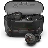 JLab Go Air Pop+ True Wireless Earbuds, in Ear Headphones, Bluetooth Earphones, 35H Playtime Ear Buds, Bluetooth Earbuds with Microphone, USB-C Charging Case, Dual Connect, EQ3 Sound, Clear