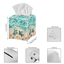 Talayituse Beach Turtle Starfish Heart Print Tissue