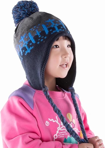 Amazon Co Jp Makino マキノ ニット ハット 可愛い 帽子 裏起毛 防寒 プレゼント ボンボン付き ボア付き グレー Kh 服 ファッション小物