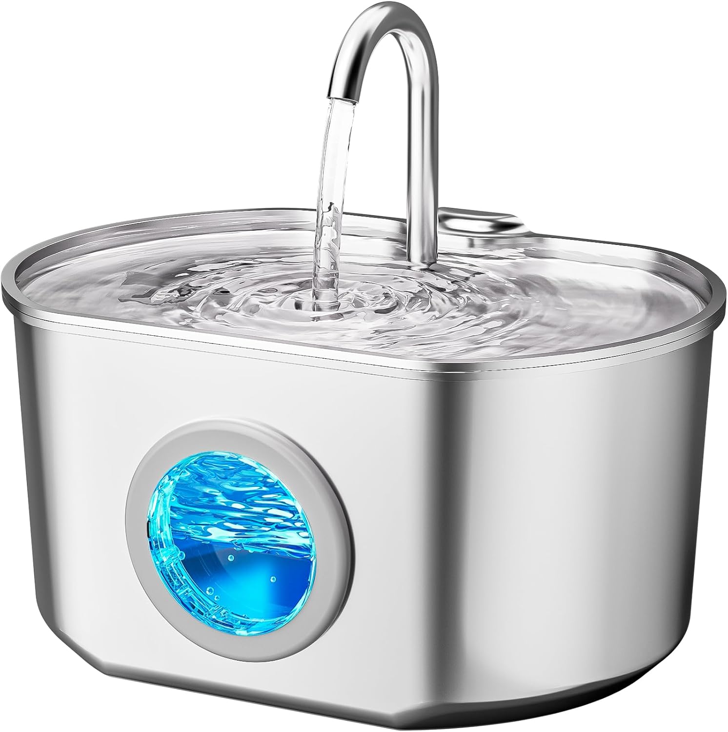 74oz stainless steel cat water fountain