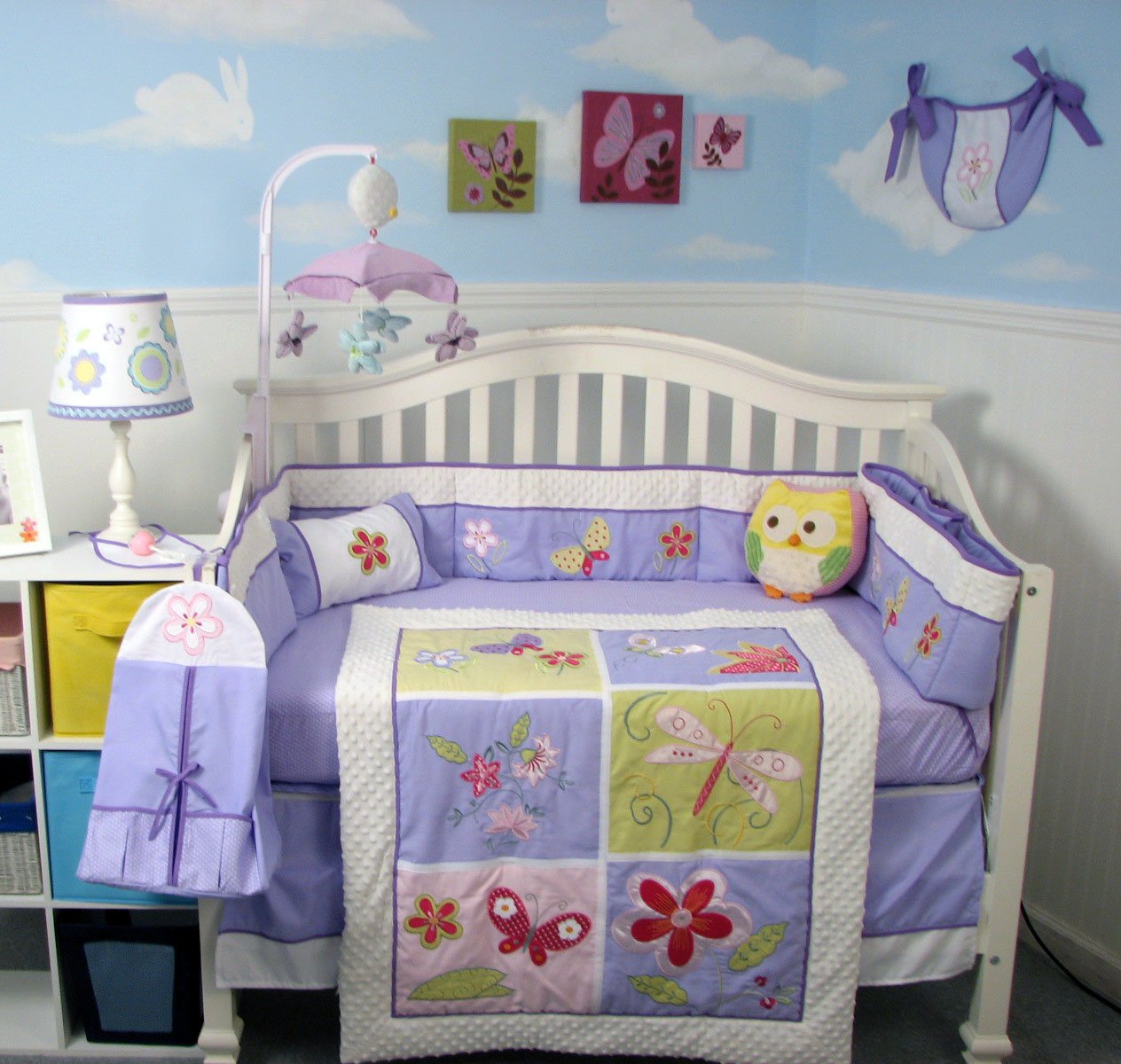 baby crib plus diaper bag