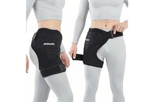 3D Hip Ice Pack Wrap After Surgery with 2-Layer Cooling Gel, Ice Pack for Hip Replacement Surgery with Evenly 45-Min Cold The