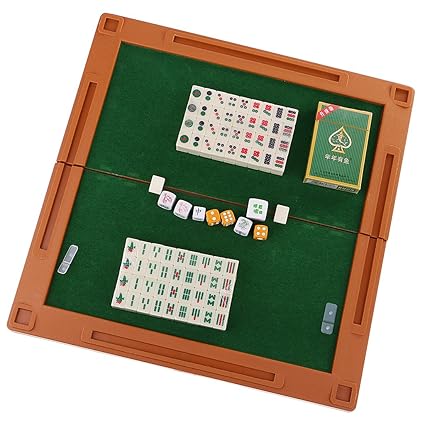 MagiDeal Chinesischen Mini Mahjong-Set für Familien/Reisen Spaß , 144 Fliesen