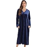 Just Love Stretch Velour Embroidered Zipper Lounger Robe for Women with Pockets