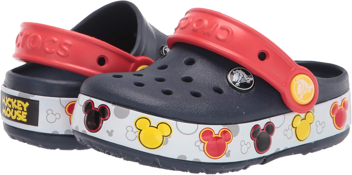  | Crocband Mickey Fun Lab Light Up Clog | Mickey Mouse Light Up Shoes | Clogs & Mules