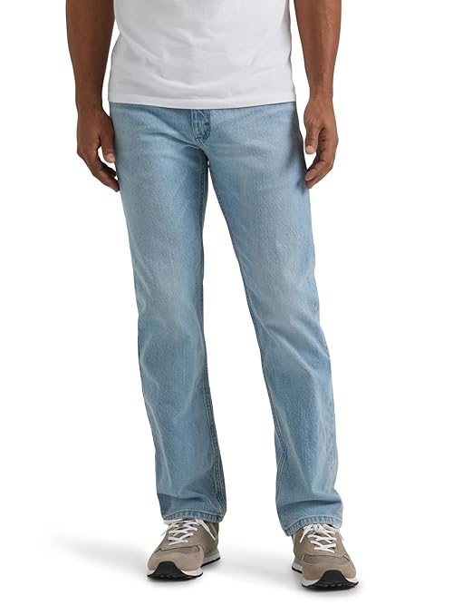 Lee Men's Legendary Regular Straight Jean, Open Seas, 30W x 36L
