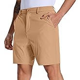 Zalify Mens Golf Dress Casual Shorts 7" 9" Lightweight Stretch with 4 Pockets Breathable Work Shorts