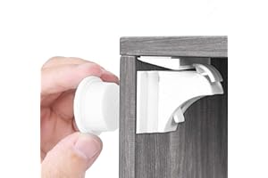 Baby Proofing Magnetic Cabinet Locks BALFER Child Safety Lock for Drawer Cupboard Closet (10 Locks + 2 Keys)
