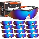 OXG Safety Glasses Bulk for Men Women, ANSI Z87 Safety Glasses UV Protection Protective Eyewear for Construction Woodworking