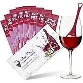 Clerona Wine Wine Filters, the Wine Purifier, Sulfite and Histamines Remover - Naturally Eliminate Allergies & Sensitivities (Pack of 8)