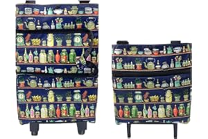 LUMIHIVE 2 in 1 Folding Grocery Shopping Cart with Wheels Foldable Utility Wagons Collapsible Carts for Camping Trips, Reusable Folding Bags for Groceries,Retail Shopping,Carrito para Cargar Cosas con Ruedas