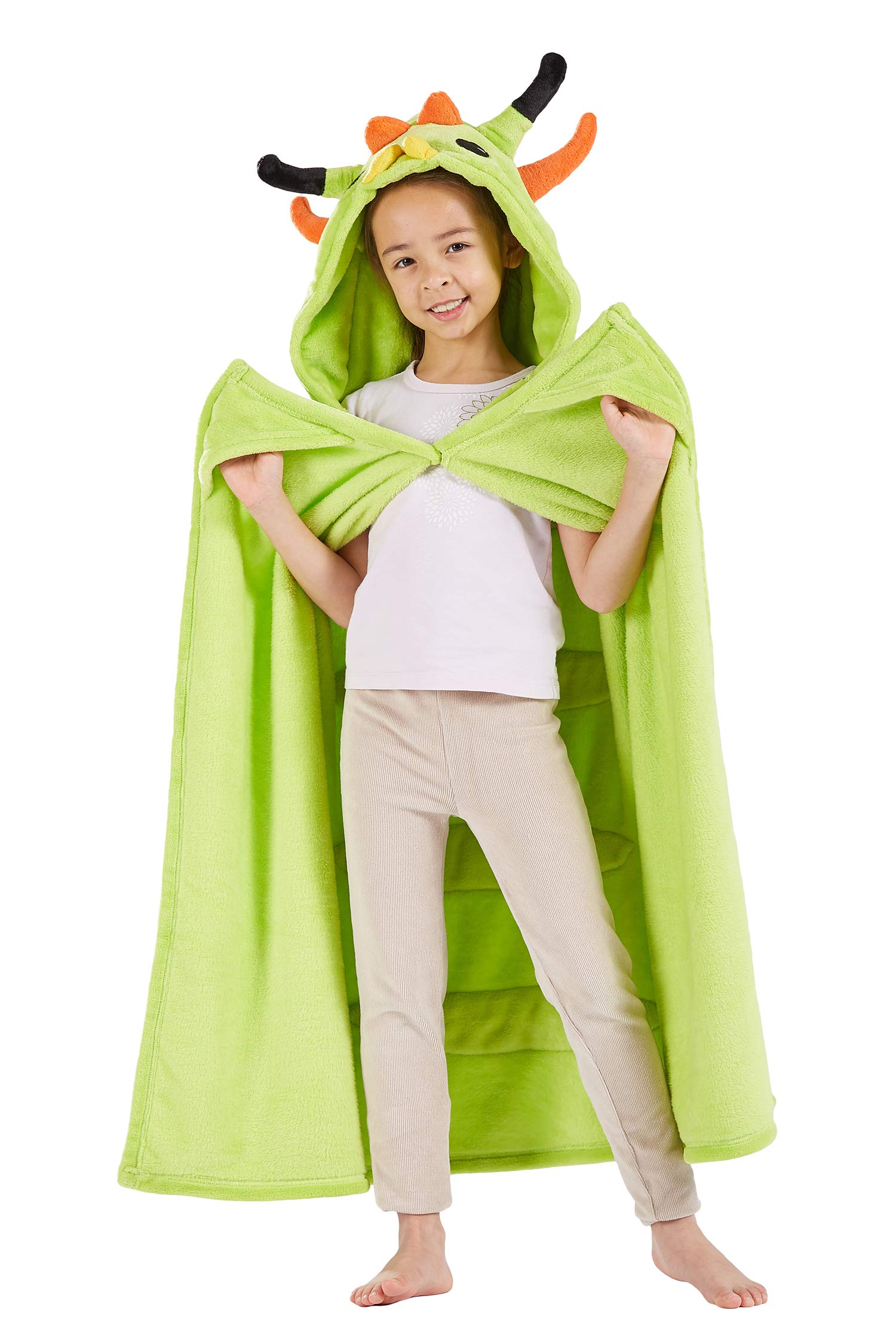 Sleeping Blanket for Kids Shawls Toddler Hooded Blankets Towels for Kids Bath Swimming Beach Caterpillars L for Height: 120-150cm