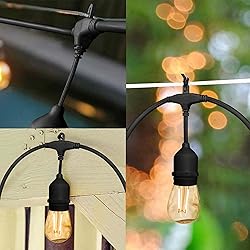Banord Outdoor String Lights, 48FT Waterproof Patio