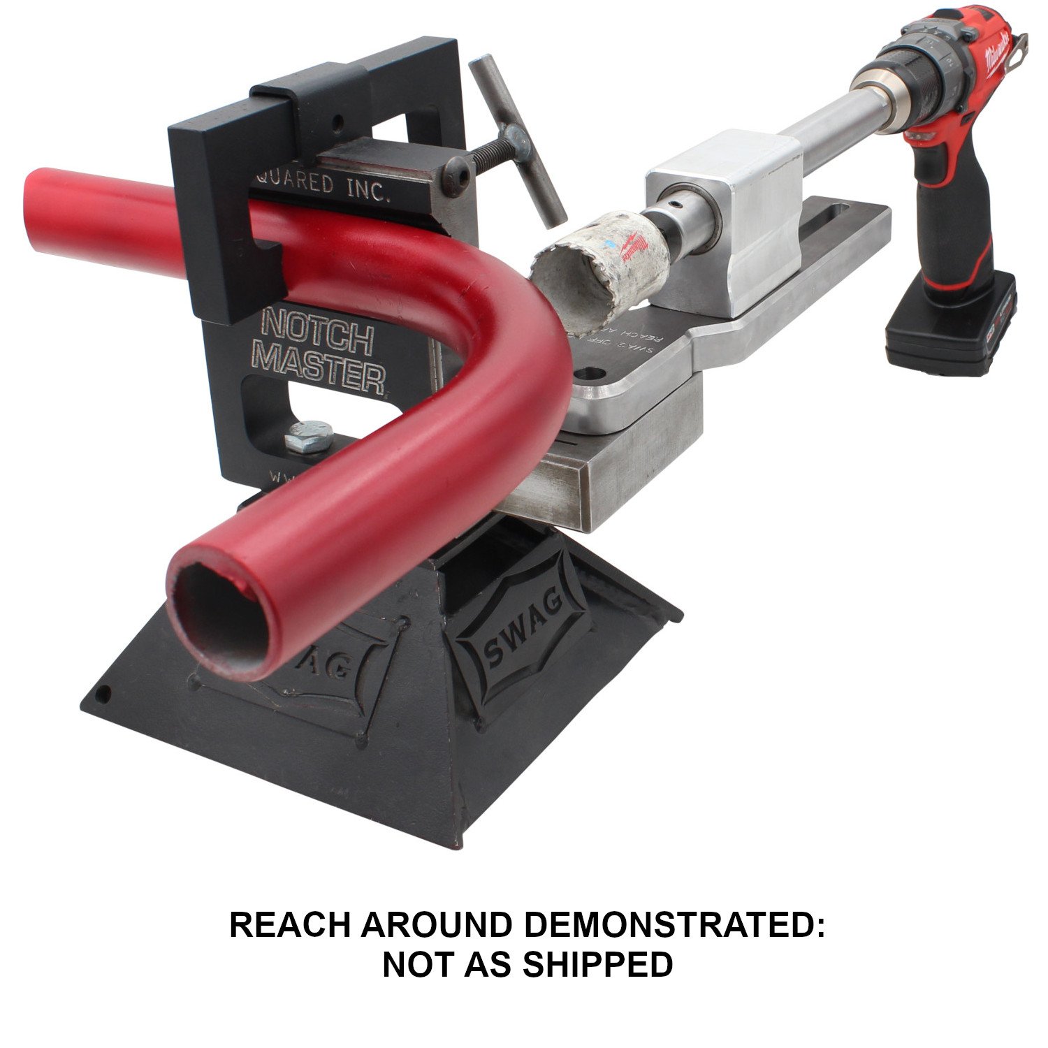 Baileigh TN250 Tube Notcher for Use with Hand Held Drill for 1 and 21