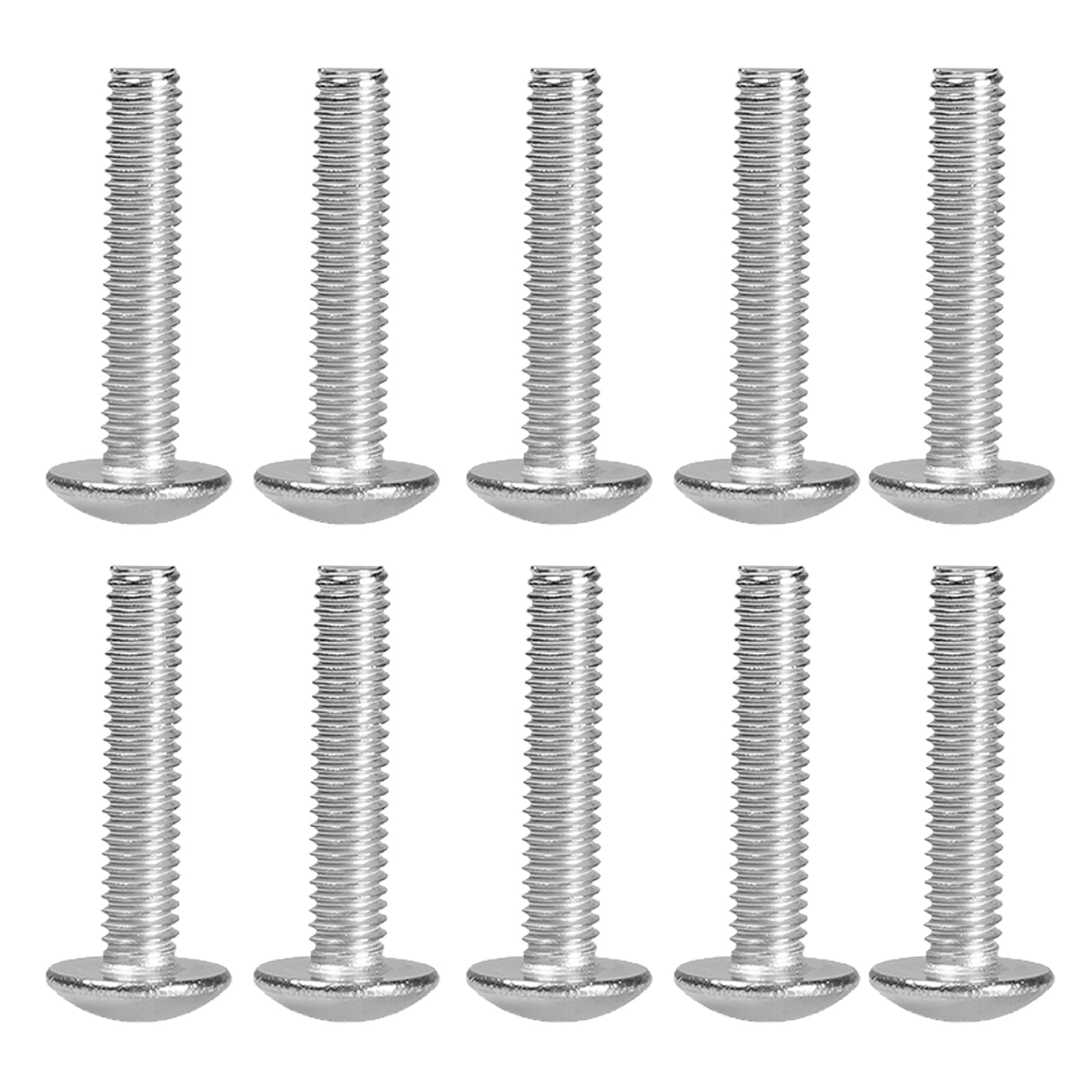 MroMax 10Pcs M4 x 20mm Truss Head Phillips Machine