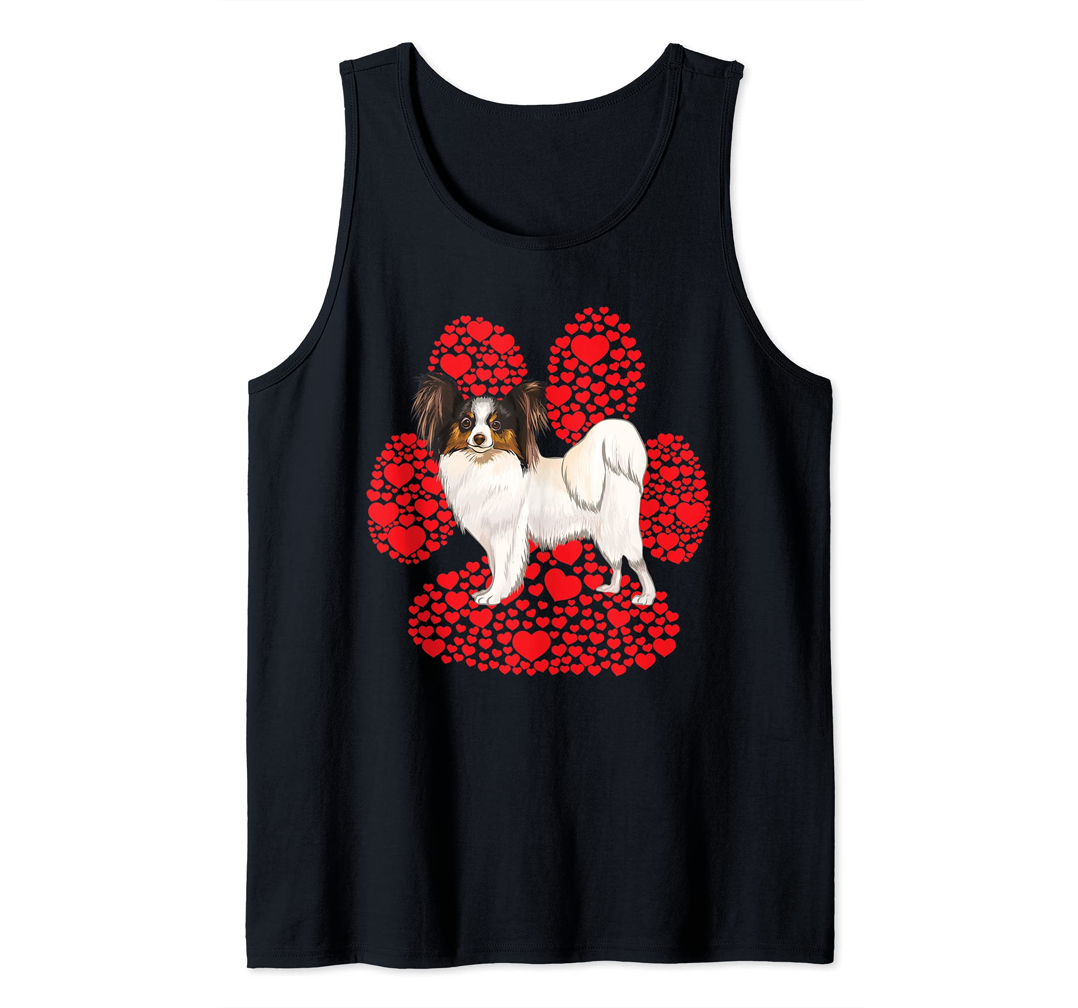 Soft Coated Wheaten Terrier Valentines Day Dog Love Paw Tank Top