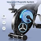 vannect 2026 Foldable Exercise Bike 16 Resistance Levels Heart Rate LCD Display view 2
