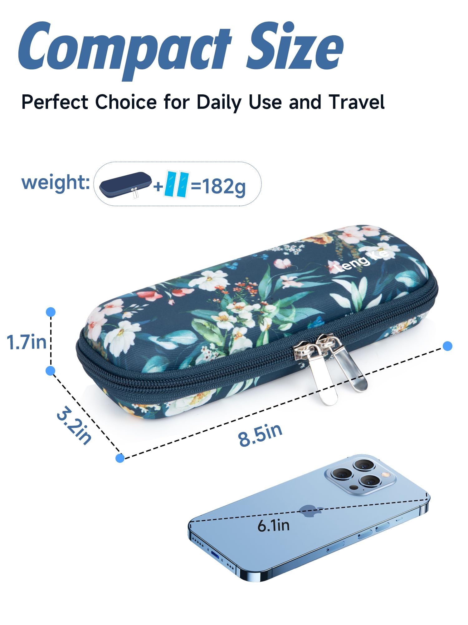 YOUSHARES Portable Insulin Cooler Travel Case - TSA Approved Diabetic Medication Cooling Bag, EVA Insulated Organizer for Epi Pens, Refrigerated Diabetes Supplies Carrying Storage Kit with 2 Ice Pack