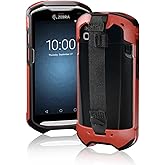 TC51 TC52 TC56 TC57 TC510K Case with Hand Strap - Protective & Ergonomic for Zebra Handheld Barcode Scanners SG-TC5X-EXO1-01 SG-TC5X-EXONHS-01 (Red)