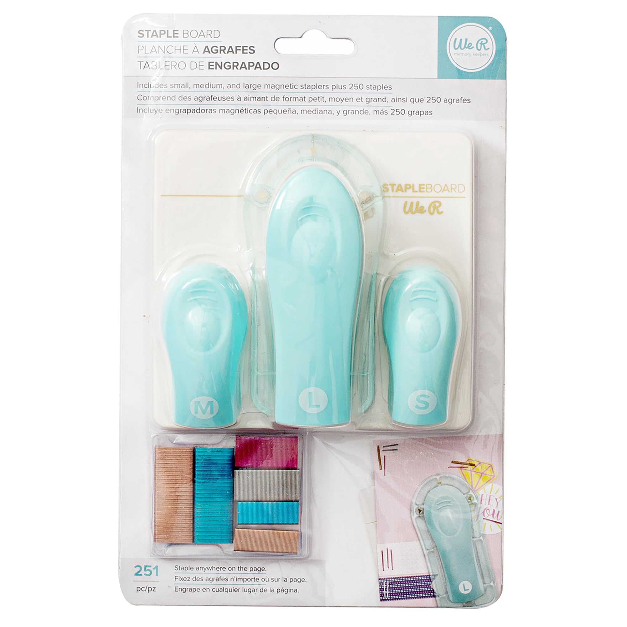 We R Memory Keepers Magnetic Tools - Magnetic Staple Board,2.9 x 5.9 x 9.15 cm