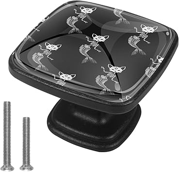 Perillas de vestuario Cola de pez cabeza de gato Perillas de pecho