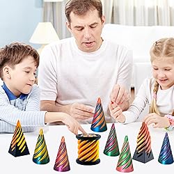 ajitxalr 6 Packs Impossible Cone,Spiral Cone Fidget