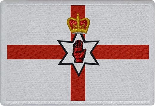 Benobler Fanshirts4u Aufnaher Nordirland Fahne 8 X 5 5cm Bestickt Flagge Patch Badge Wappen Northern Ireland Weisse Umrandung Amazon De Kuche Haushalt