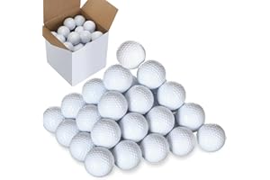Jerify Practice Golf Balls Bulk 45g Solid Rubber Golf Training Balls High Bounce Performance for Hit Away Swing Driving Range Indoor Outdoor Training