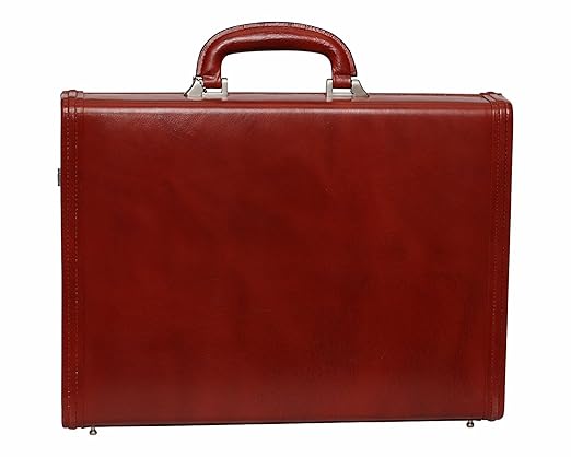 Zordan Leather Briefcase Bag Cum Office File Bag for Men Expandable Made in Pure Leather